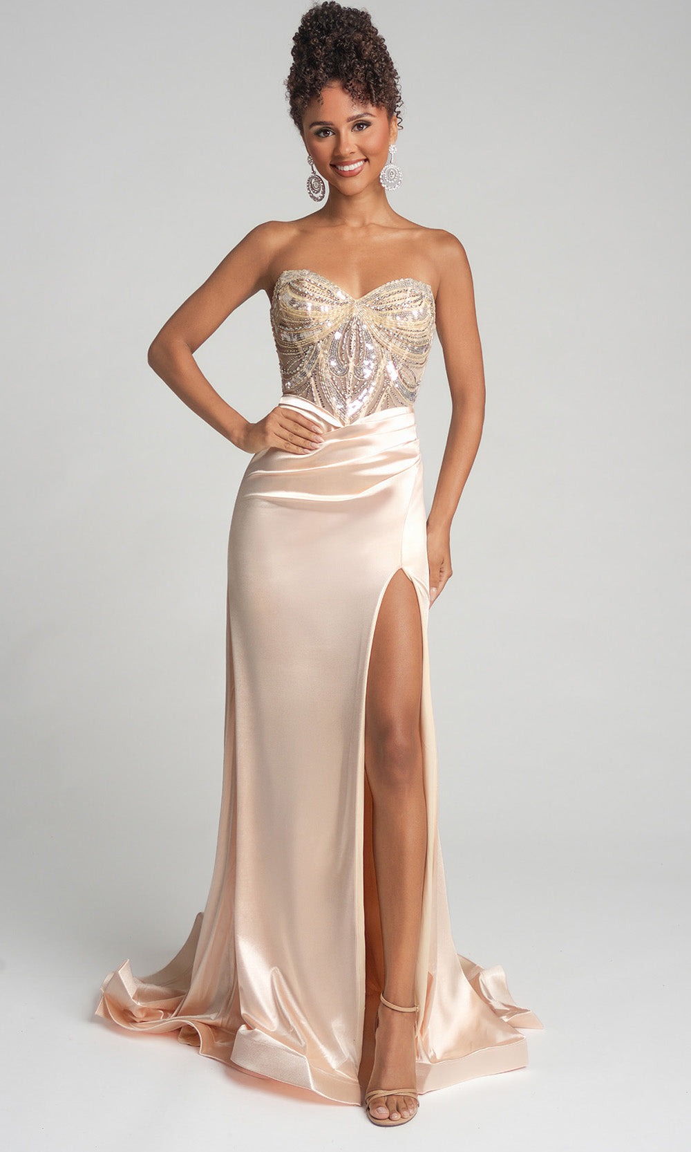 Portia and Scarlett XO065 - Long Sheath Dress