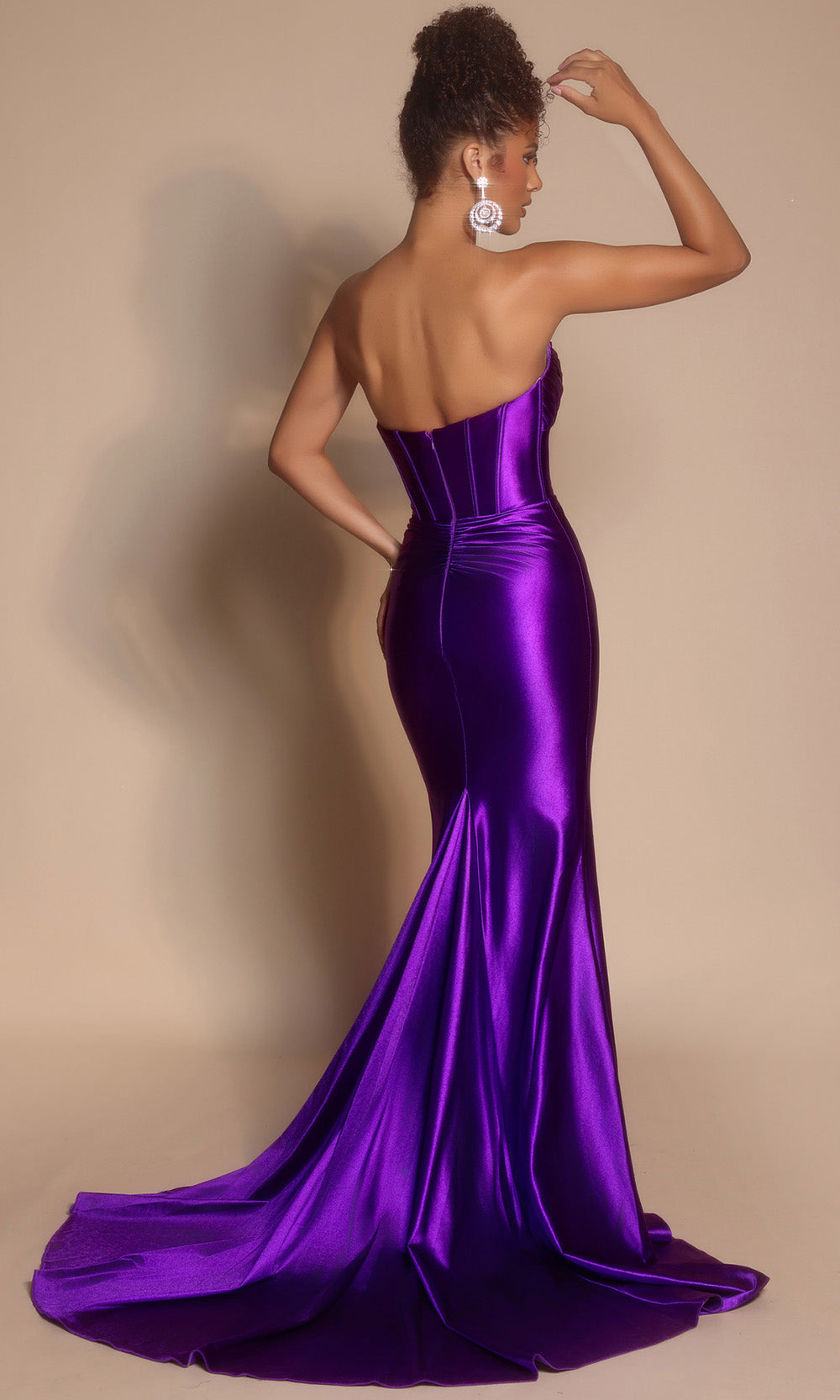 Portia and Scarlett XO080 - Strapless Sheath Dress with Corset Detail Prom Dresses