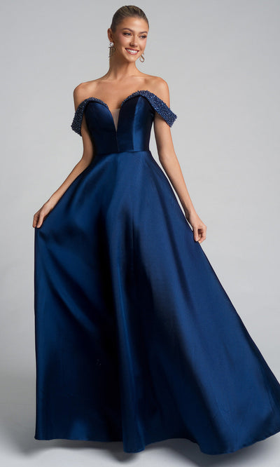 Portia and Scarlett XO117 - Plunging Sweetheart Full Skirt Dress Prom Dresses