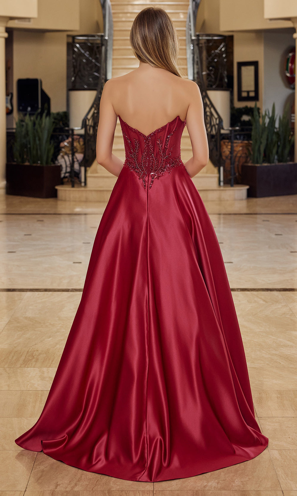 Nox Anabel Y1798 - Sweetheart Corset A-Line Evening Dress Prom Dresses