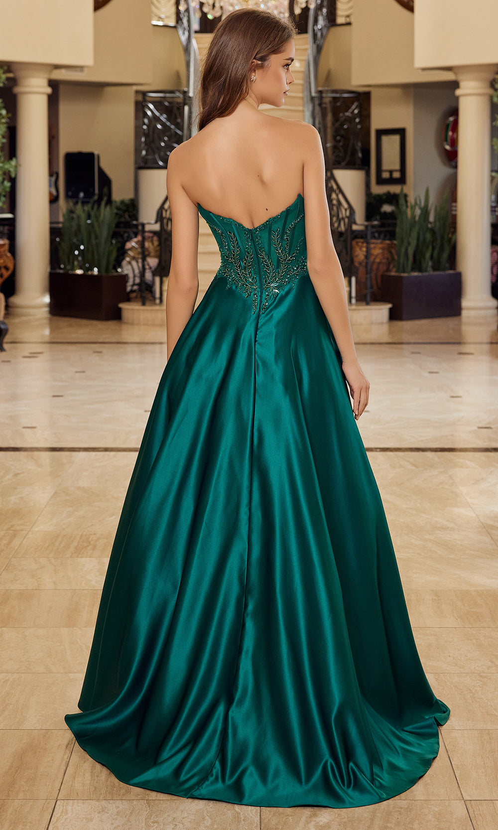 Nox Anabel Y1798 - Sweetheart Corset A-Line Evening Dress Prom Dresses