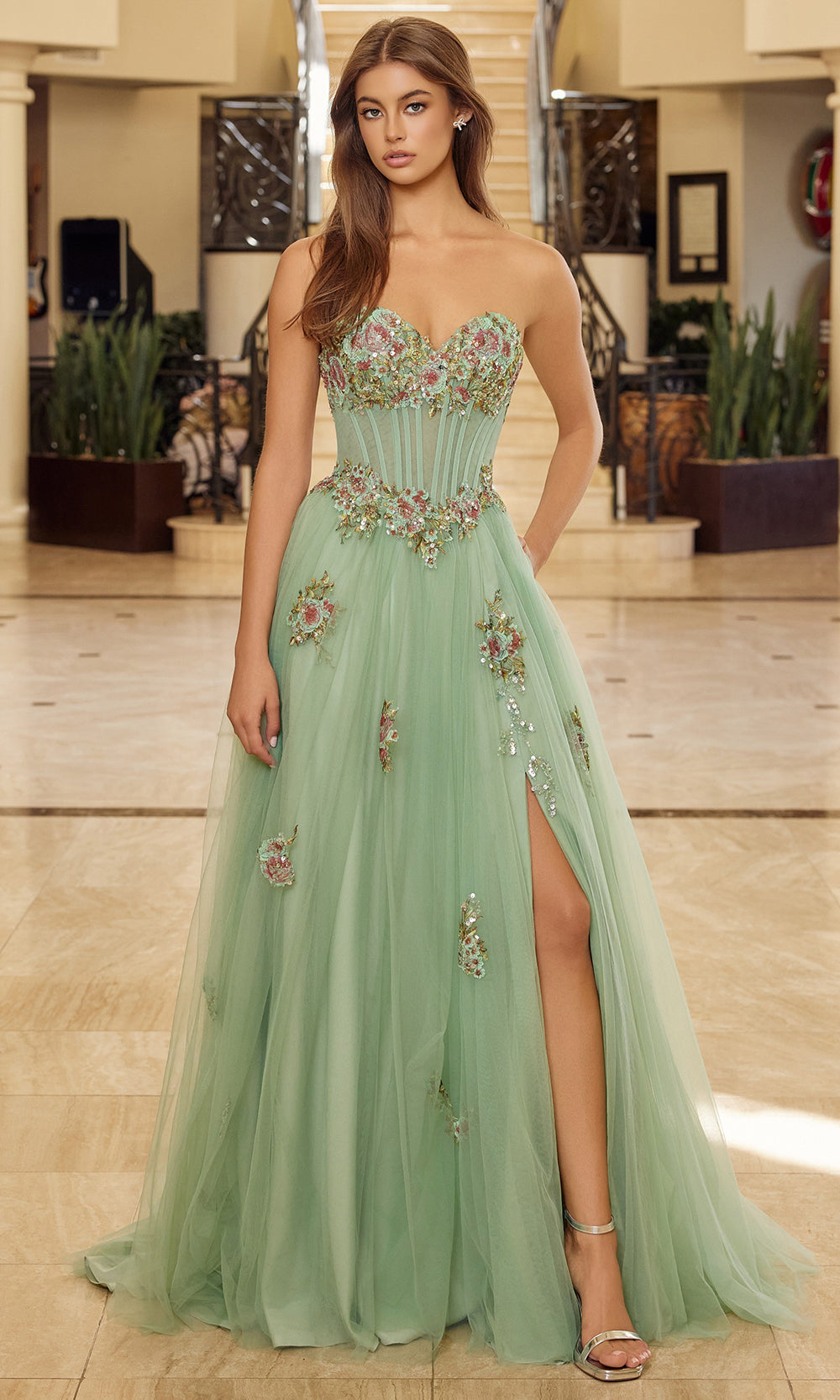 Nox Anabel Y1803 - Sweetheart A Line Evening Dress Ball Gowns