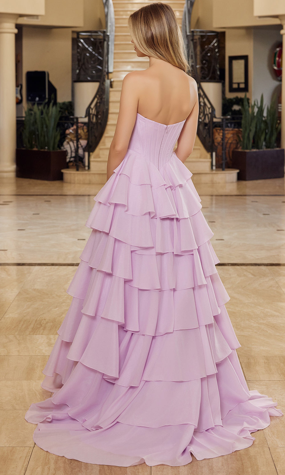 Nox Anabel Y1806 - Corset Bodice Formal Dress Prom Dresses