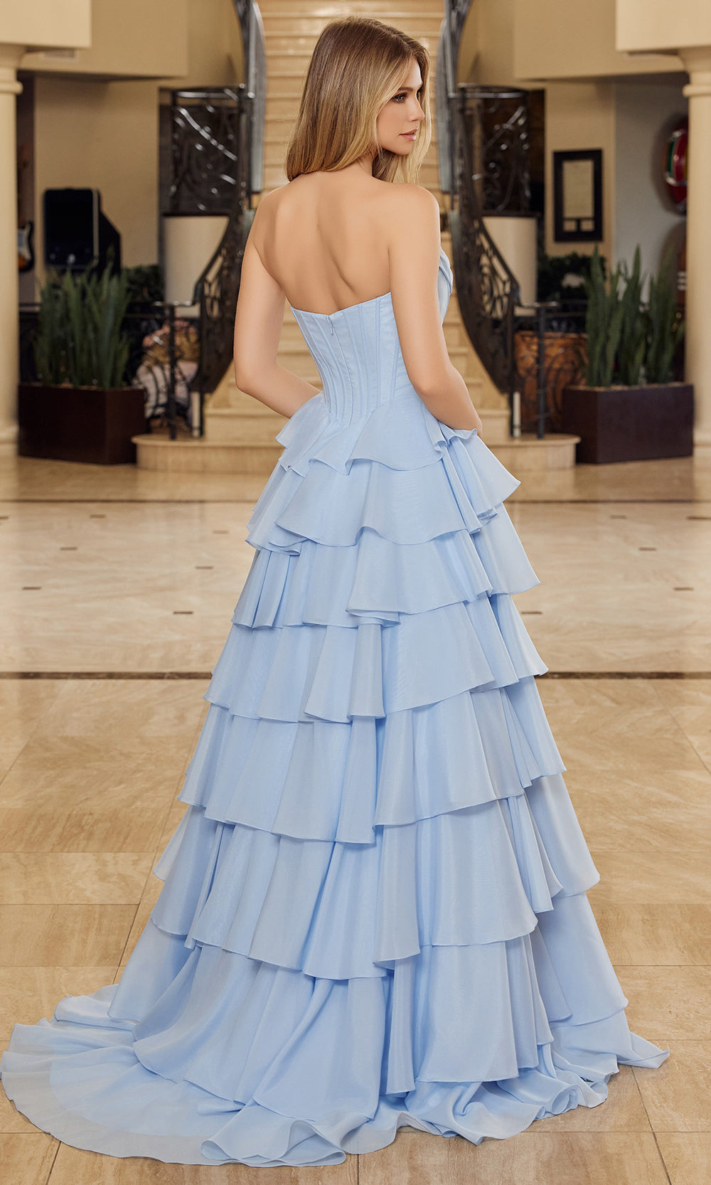 Nox Anabel Y1806 - Corset Bodice Formal Dress Prom Dresses