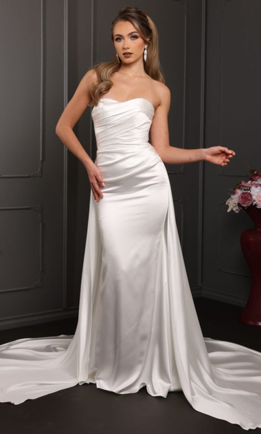 May Queen RQ8238 - Strapless Sweetheart Wedding Dress Wedding Dresses in White 