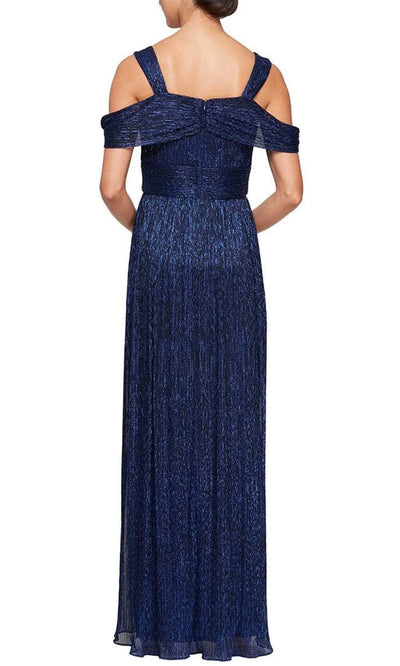 Alex Evenings 5227717 - Ruched V-Neck Evening Gown Bridesmaid Dresses