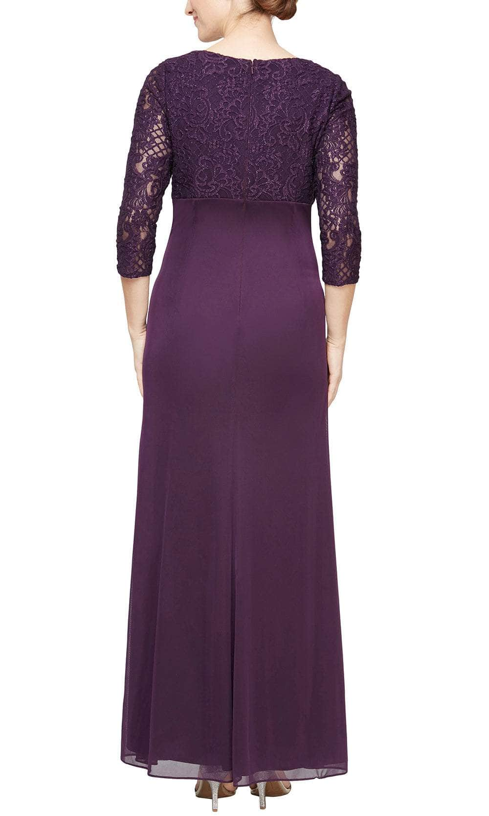 Alex Evenings 81122469 - Scallop Lace Evening Dress Special Occasion Dress