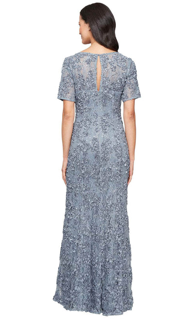 Alex Evenings 81122627 - Short Sleeve Elegant Sheath Gown Mother of the Bride Dresses
