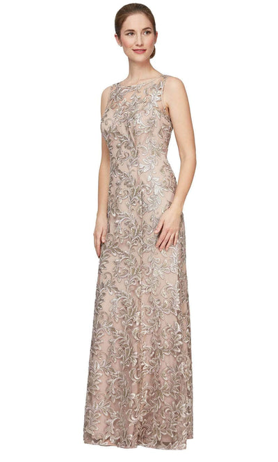 Alex Evenings 81171112 - Sleeveless Lace Gown with Matching Shawl Mother of the Bride Dresses