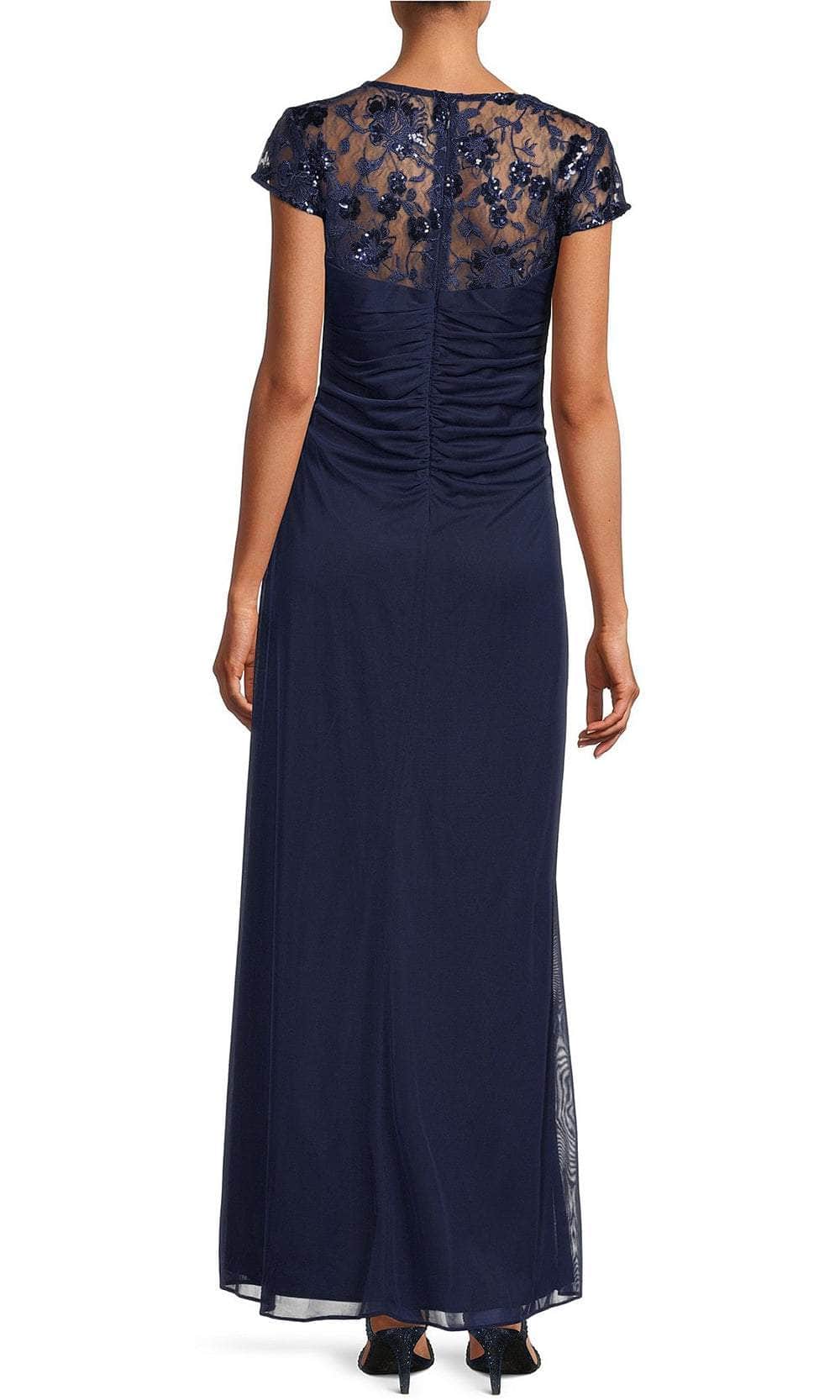 Alex Evenings 81171507 - Embroidered Cap Sleeve Evening Dress Alex Evenings 81171507 - Embroidered Cap Sleeve Evening Dress