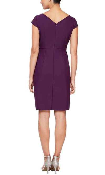 Alex Evenings 8134305 - Short Sheath Dress Wedding Guest