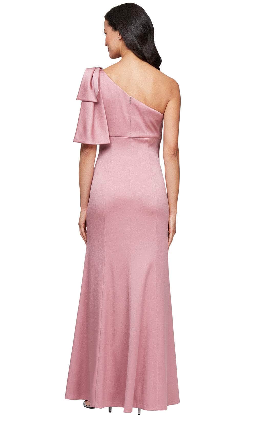 Alex Evenings 8138066 - Long 97% Polyester, 3% Spandex Mermaid Dress - Sleeveless, Bow Shoulder Detail, Fitted Bodice, Flared Skirt ADASA Alex Evenings 8138066 - Long 97% Polyester, 3% Spandex Mermaid Dress - Sleeveless, Bow Shoulder Detail, Fitted Bodice, Flared Skirt ADASA