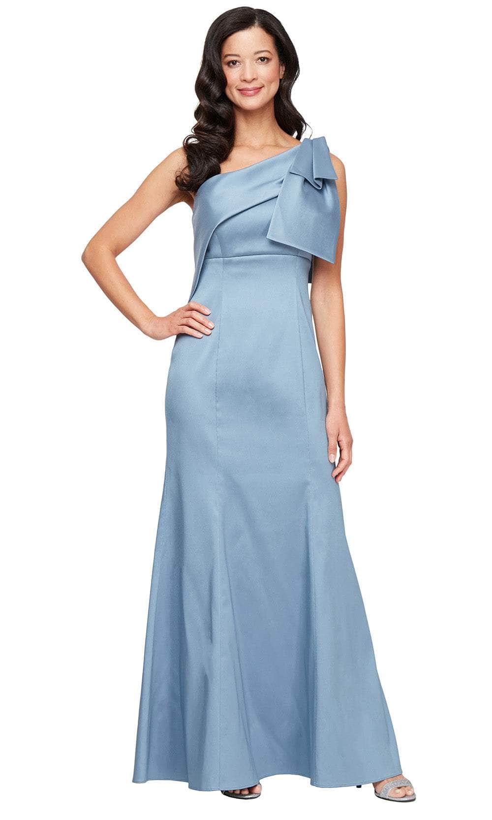 Alex Evenings 8138066 - Sleeveless Draped Detail Mermaid Gown Evening Dresses