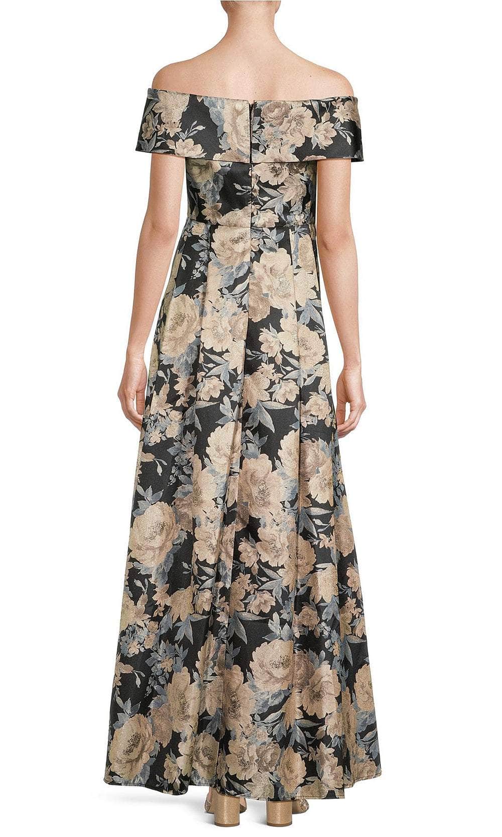 Alex Evenings 8157026 - Off Shoulder Floral Evening Dress ADASA Alex Evenings 8157026 - Off Shoulder Floral Evening Dress ADASA