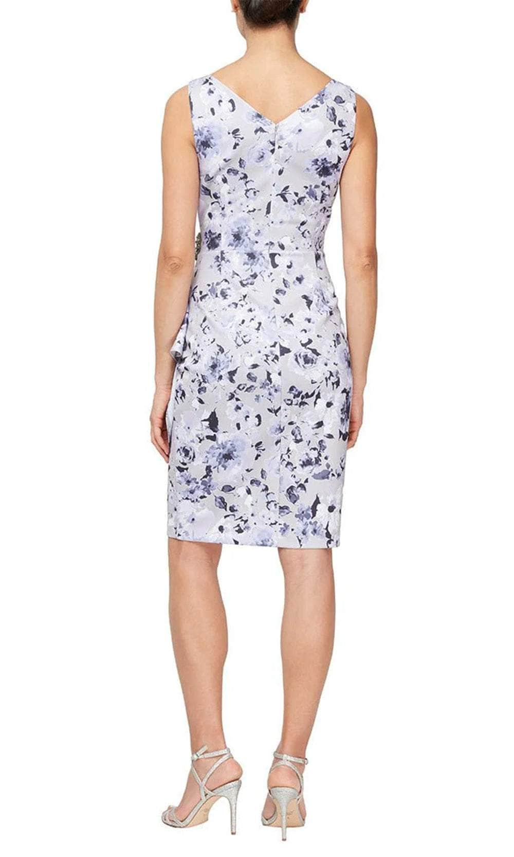 Alex Evenings 8160433 - Short Floral Dress Wedding Guest