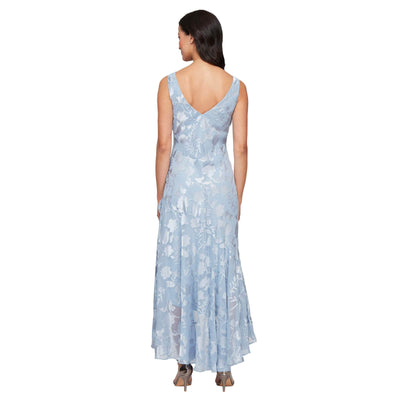 Alex Evenings 8175804 - V-Neck A-Line Dress with Tulip Hem Mother of the Bride Dresses