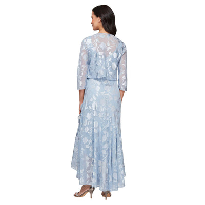 Alex Evenings 8175804 - V-Neck A-Line Dress with Tulip Hem Mother of the Bride Dresses