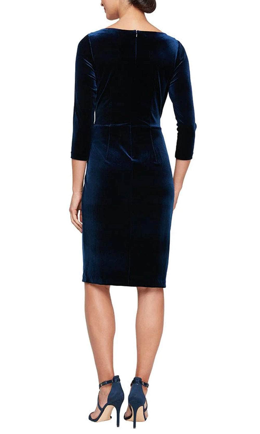 Alex Evenings 8191938 - Quarter Sleeve Surplice Cocktail Dress ADASA Alex Evenings 8191938 - Quarter Sleeve Surplice Cocktail Dress ADASA