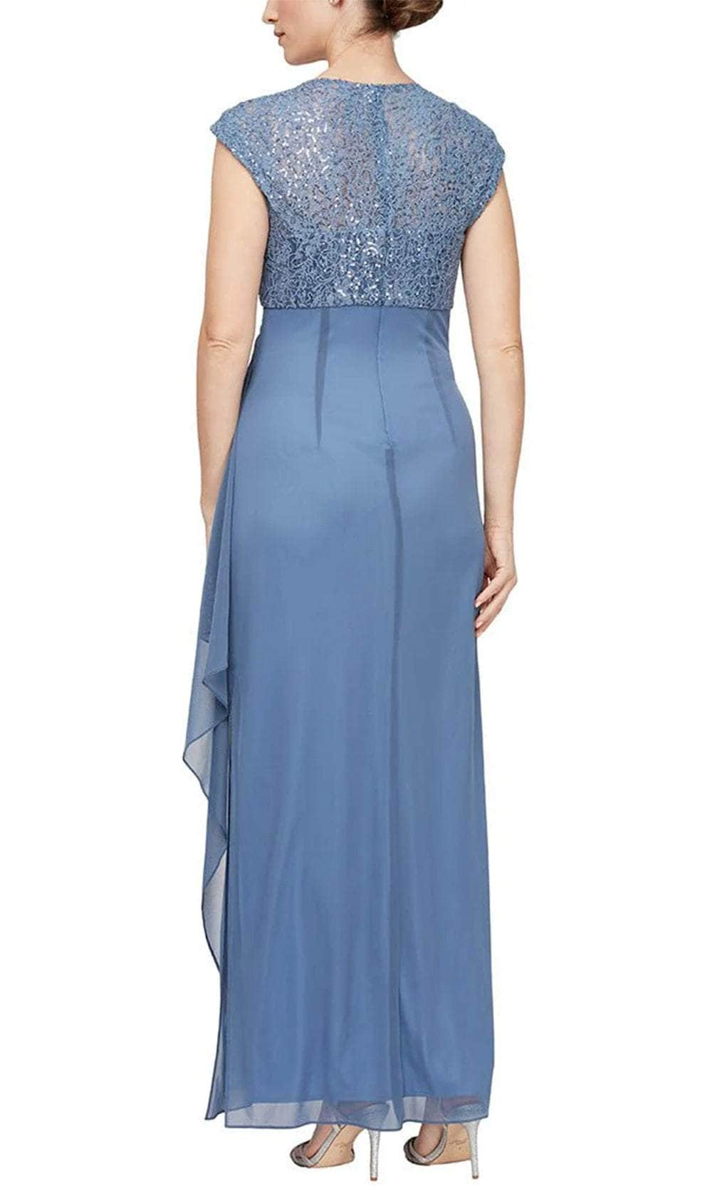 Alex Evenings 82122470 - Sequined Empire Evening Dress Mother of the Bride Dresses