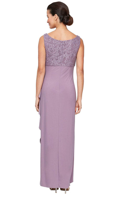 Alex Evenings 82122475 - Scoop Empire Waist Gown with Ruffle Detail Mother of the Bride Dresses