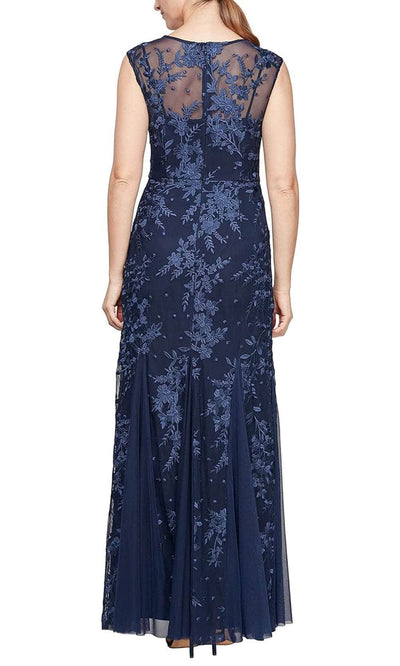 Alex Evenings 82171251 - Embroidered Godet Evening Dress Mother of the Bride Dresses