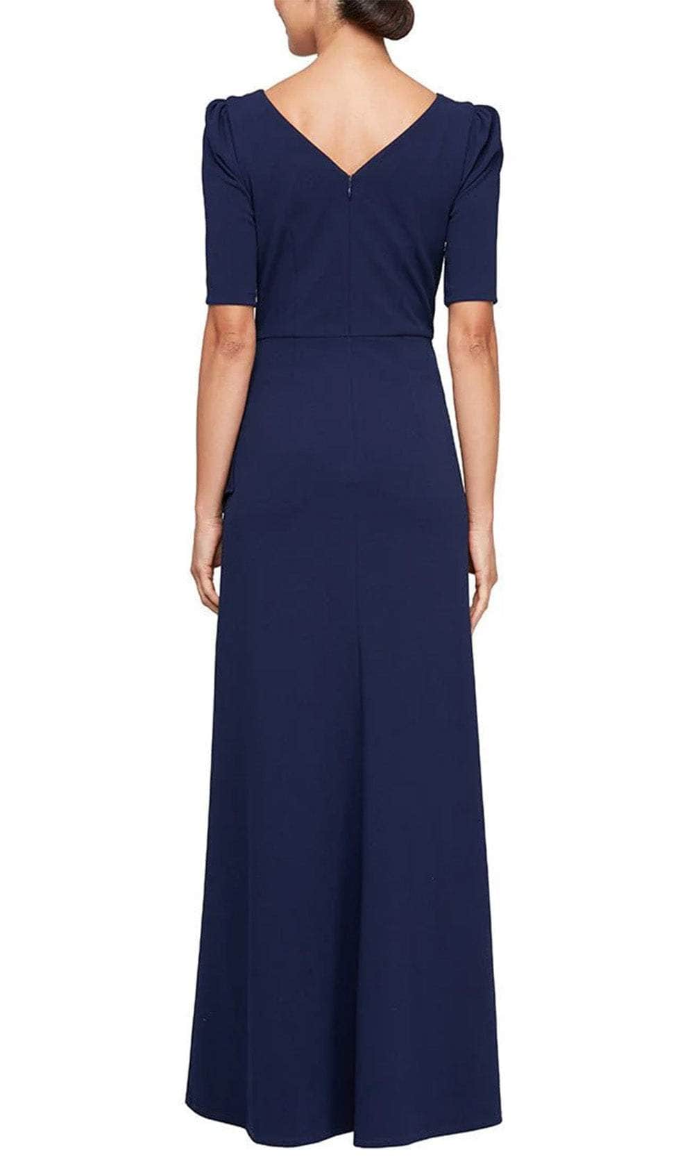 Alex Evenings 8260436 - Elbow Sleeve Embellished Evening Dress Mother of the Bride Dresses