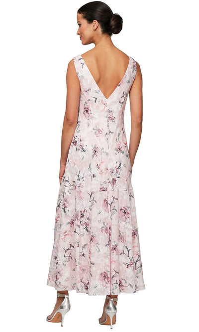 Alex Evenings 8275719 - Sleeveless Cowl Neck A-line Dress Wedding Guest