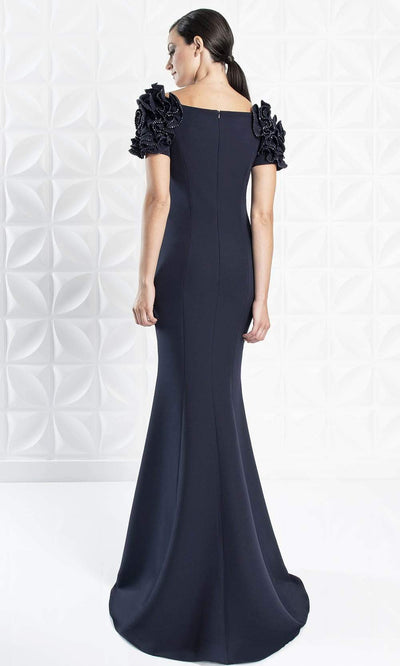Alexander By Daymor - 1270 Embellished Bateau Long Trumpet Dress Evening Dresses