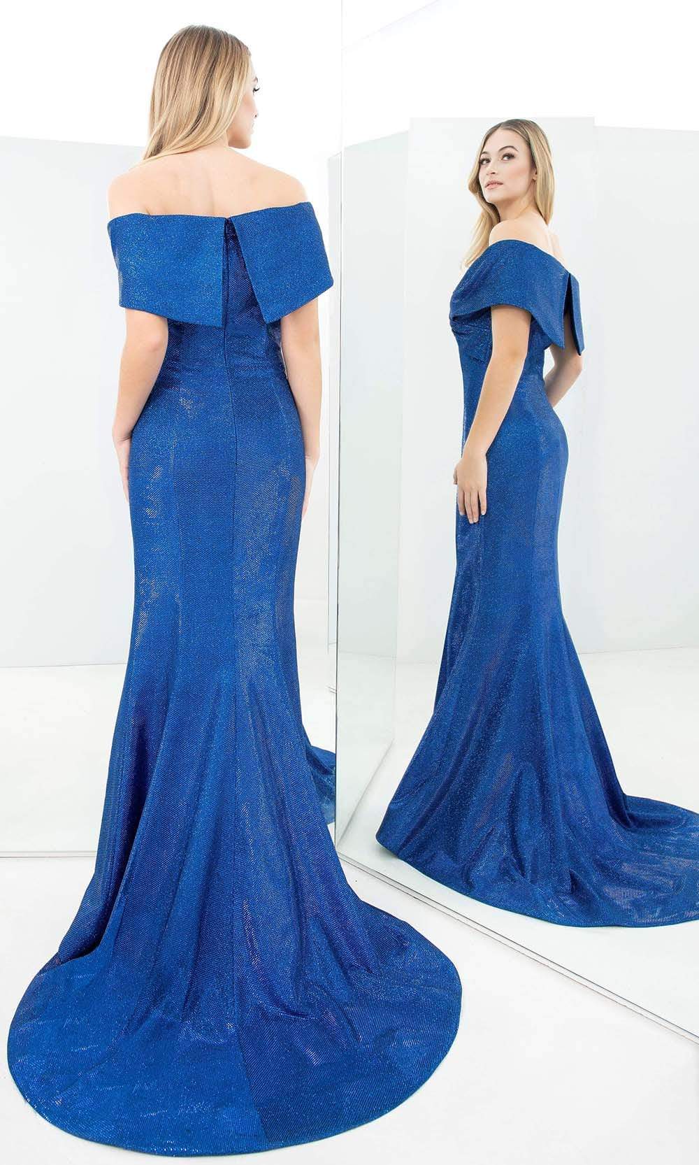 Alexander By Daymor - 1367 Textured Fabric Shiny Trumpet Dress Evening Dresses