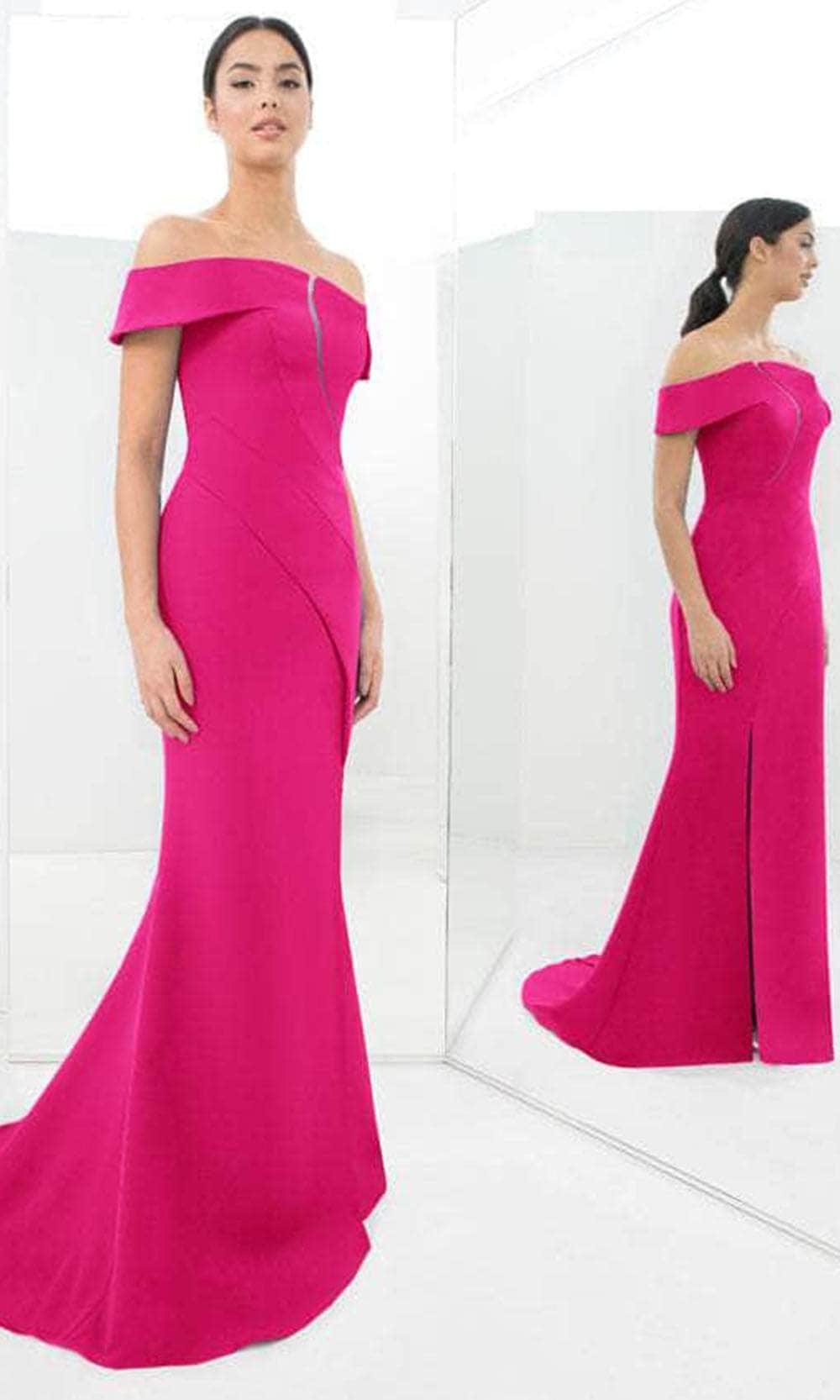 Alexander By Daymor 1373 - Off-Shoulder Cutout Formal Gown Special Occasion Dress