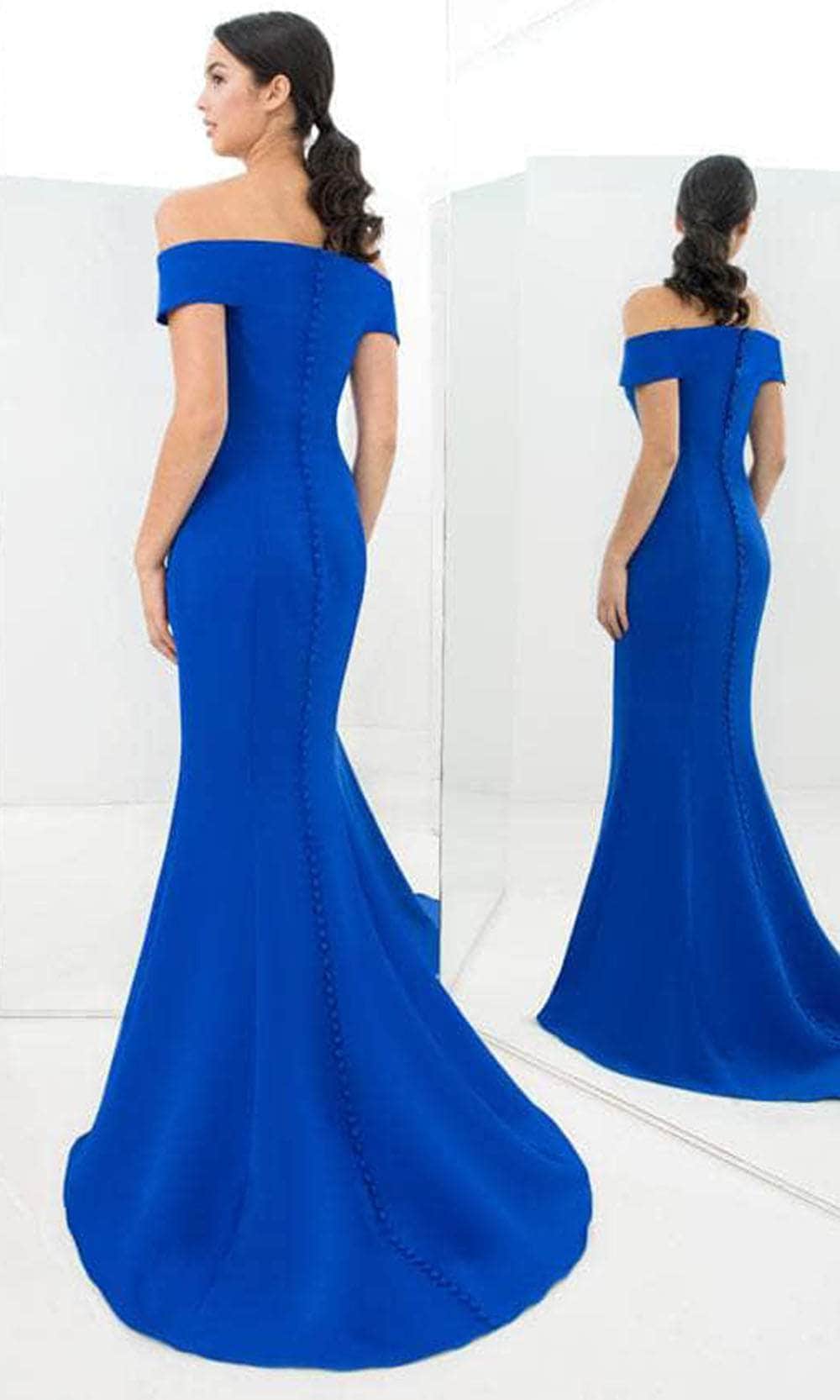 Alexander By Daymor 1373 - Off-Shoulder Cutout Formal Gown Special Occasion Dress
