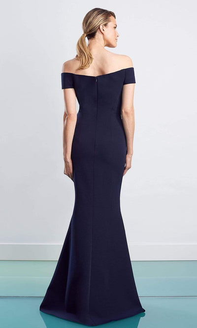 Alexander By Daymor - 1470 Off Shoulder Peplum Trumpet Gown Evening Dresses