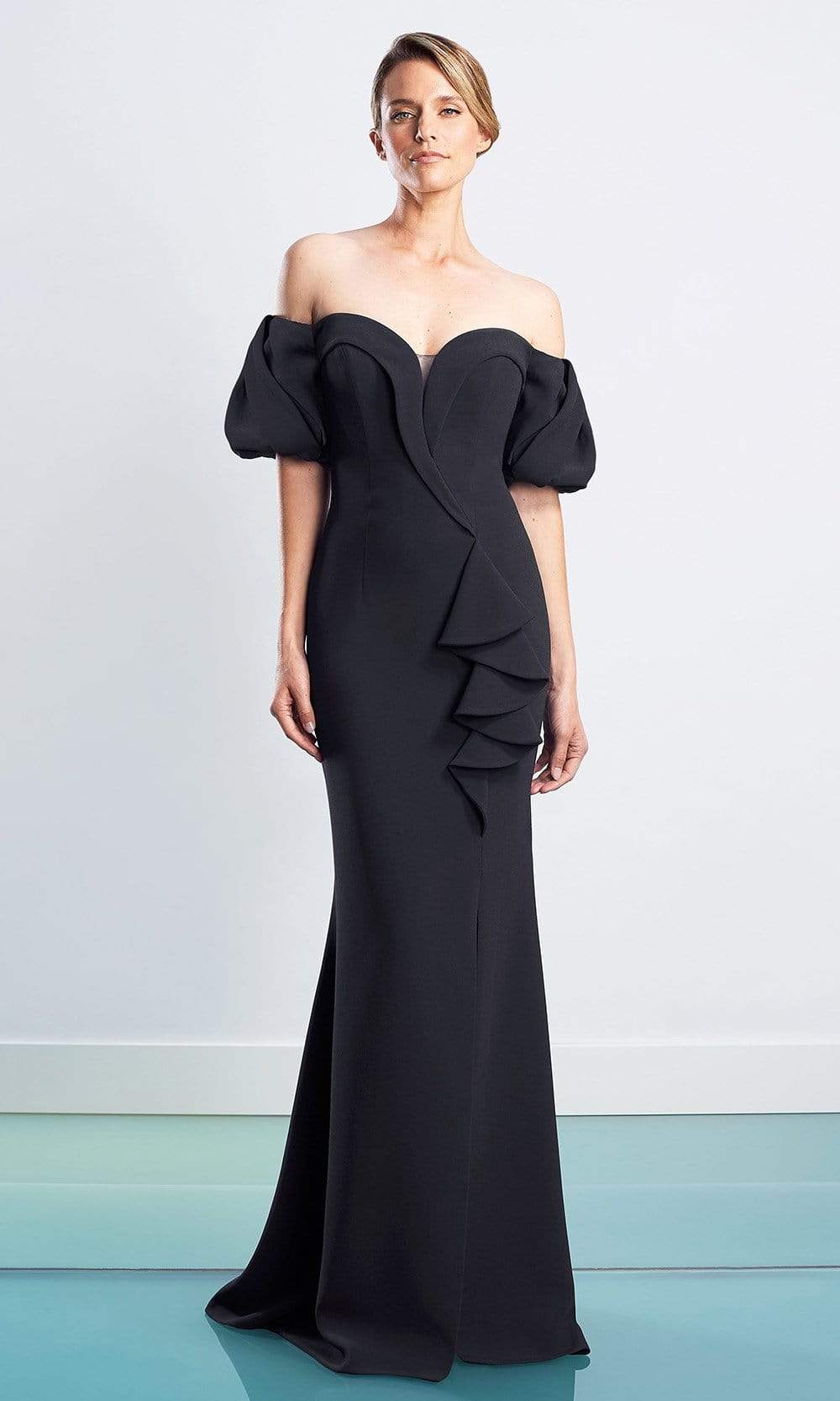 Alexander By Daymor - 1479 Sweetheart Crepe Sheath Gown Evening Dresses