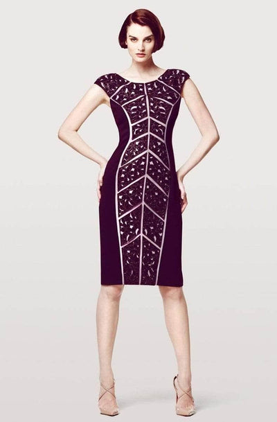 Alexander by Daymor - 157 Sequined Cutout Bodycon Dress Mother of the Bride Dresses