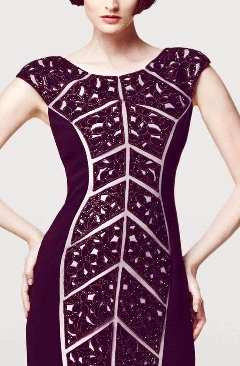 Alexander by Daymor - 157 Sequined Cutout Bodycon Dress Mother of the Bride Dresses