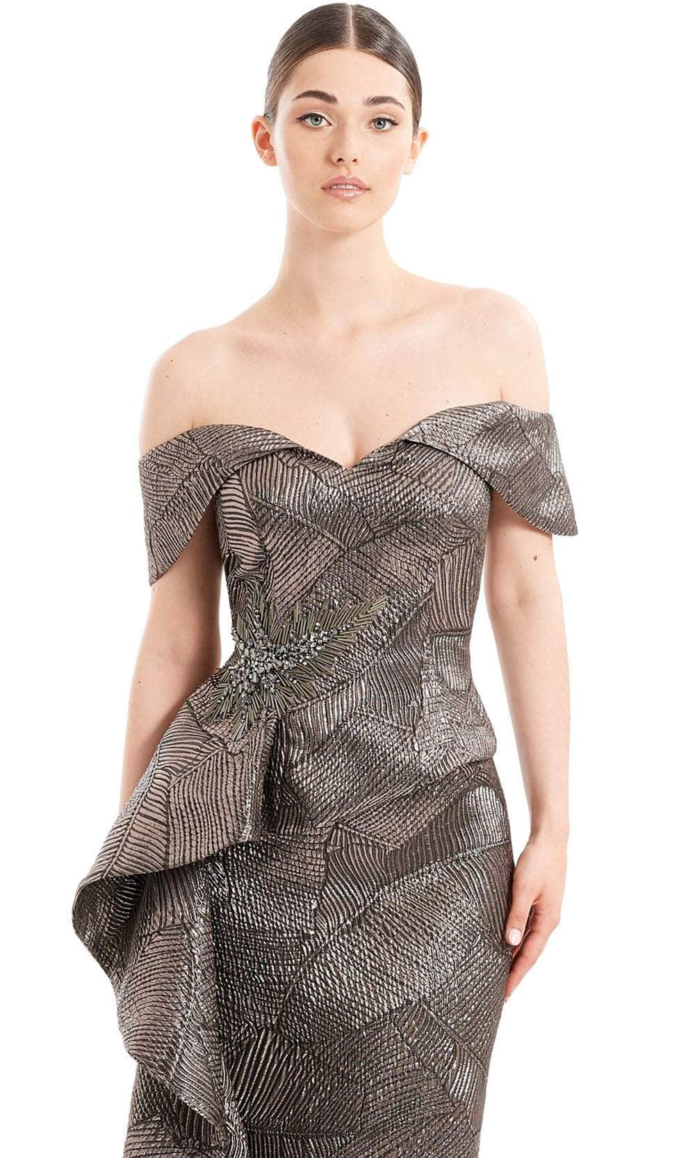 Alexander By Daymor 1653F22 - Sweetheart Ruffle Draped Evening Gown Special Occasion Dress