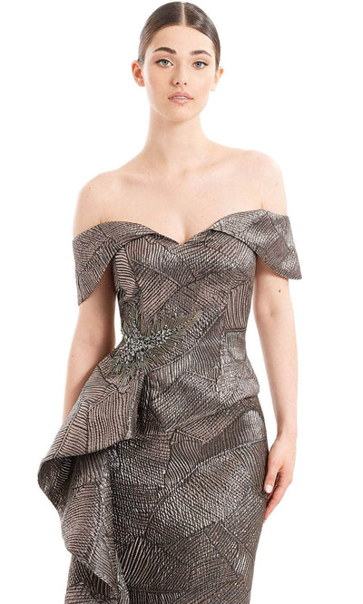 Alexander By Daymor 1653F22 - Sweetheart Ruffle Draped Evening Gown Special Occasion Dress