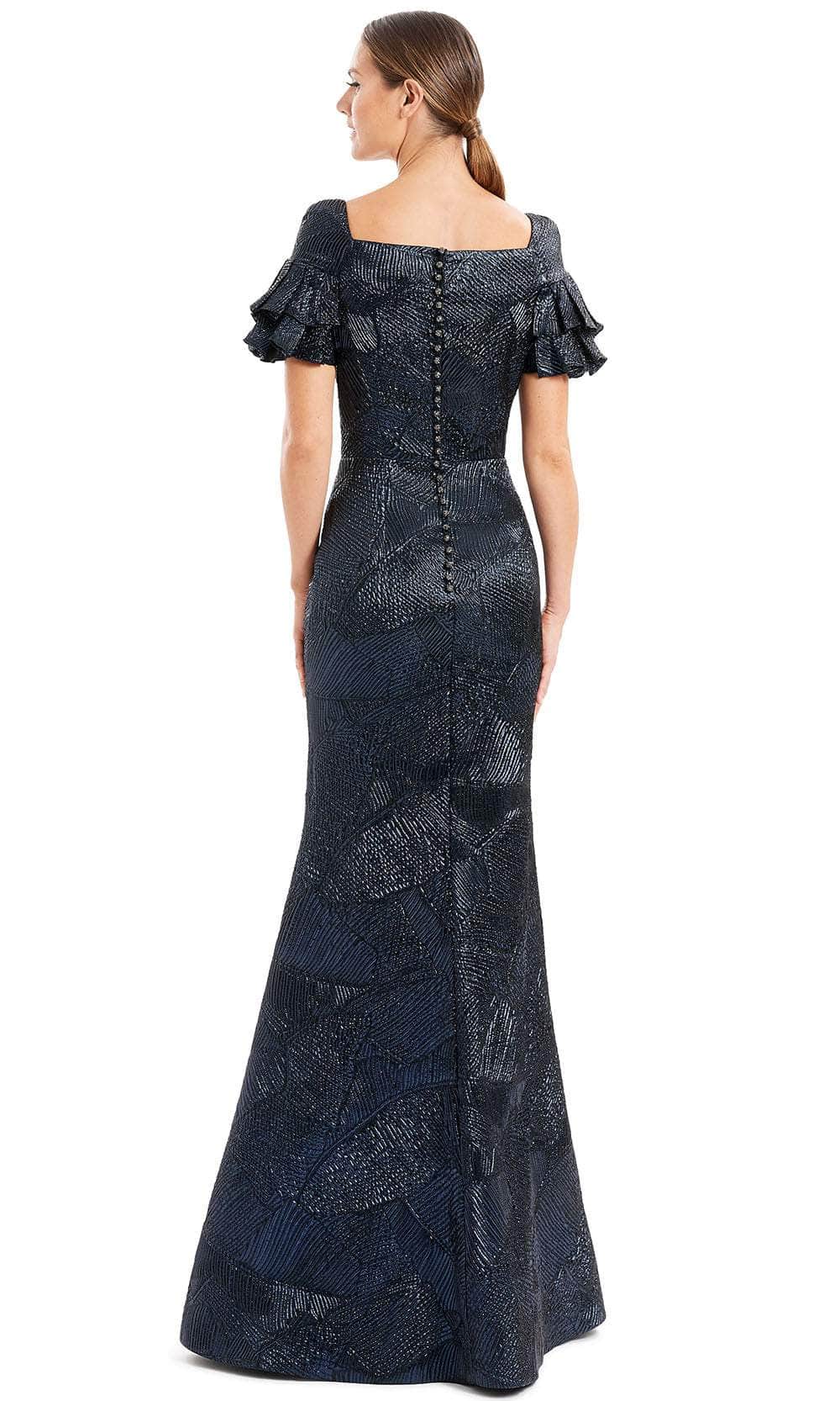 Alexander By Daymor 1655F22 - Pleated Sleeves Evening Gown Special Occasion Dress