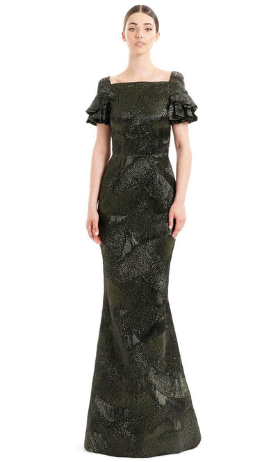 Alexander By Daymor 1655F22 - Pleated Sleeves Evening Gown Special Occasion Dress