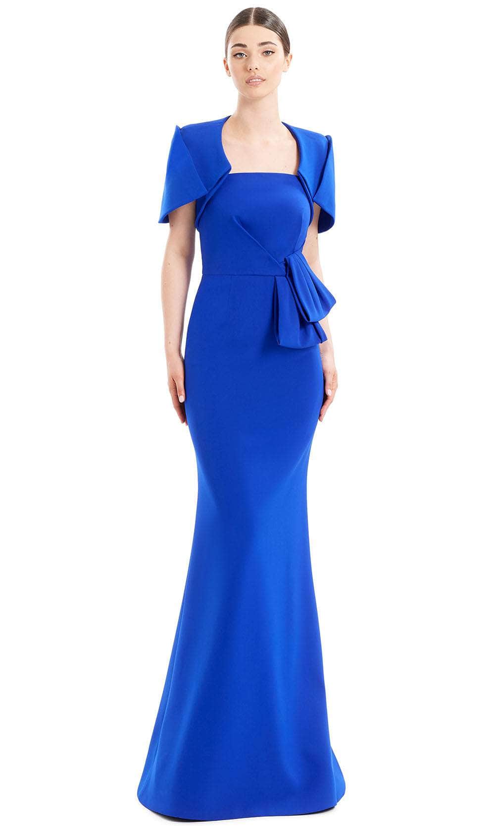 Alexander By Daymor 1656F22 - Strapless Peplum Formal Gown With Jacket Special Occasion Dress