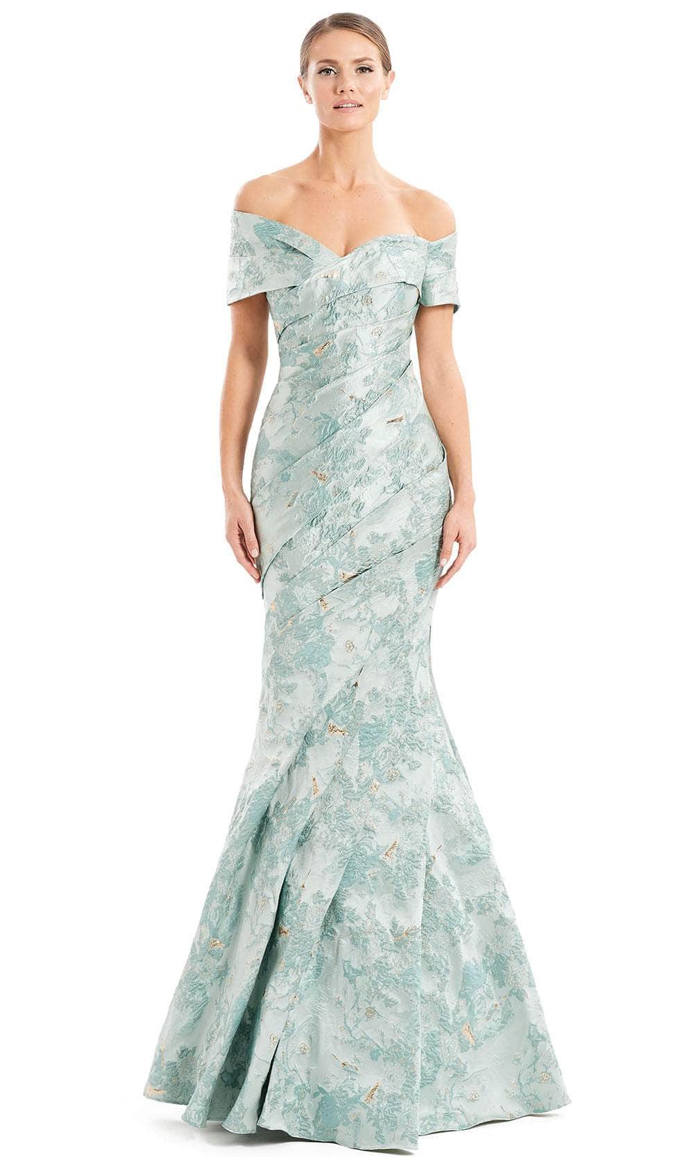 Alexander By Daymor 1666F22 - Faux Wrap Mermaid Gown Special Occasion Dress