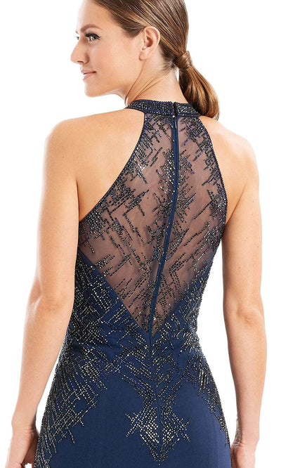 Alexander By Daymor 1672F22 - Illusion Halter Evening Dress Special Occasion Dress