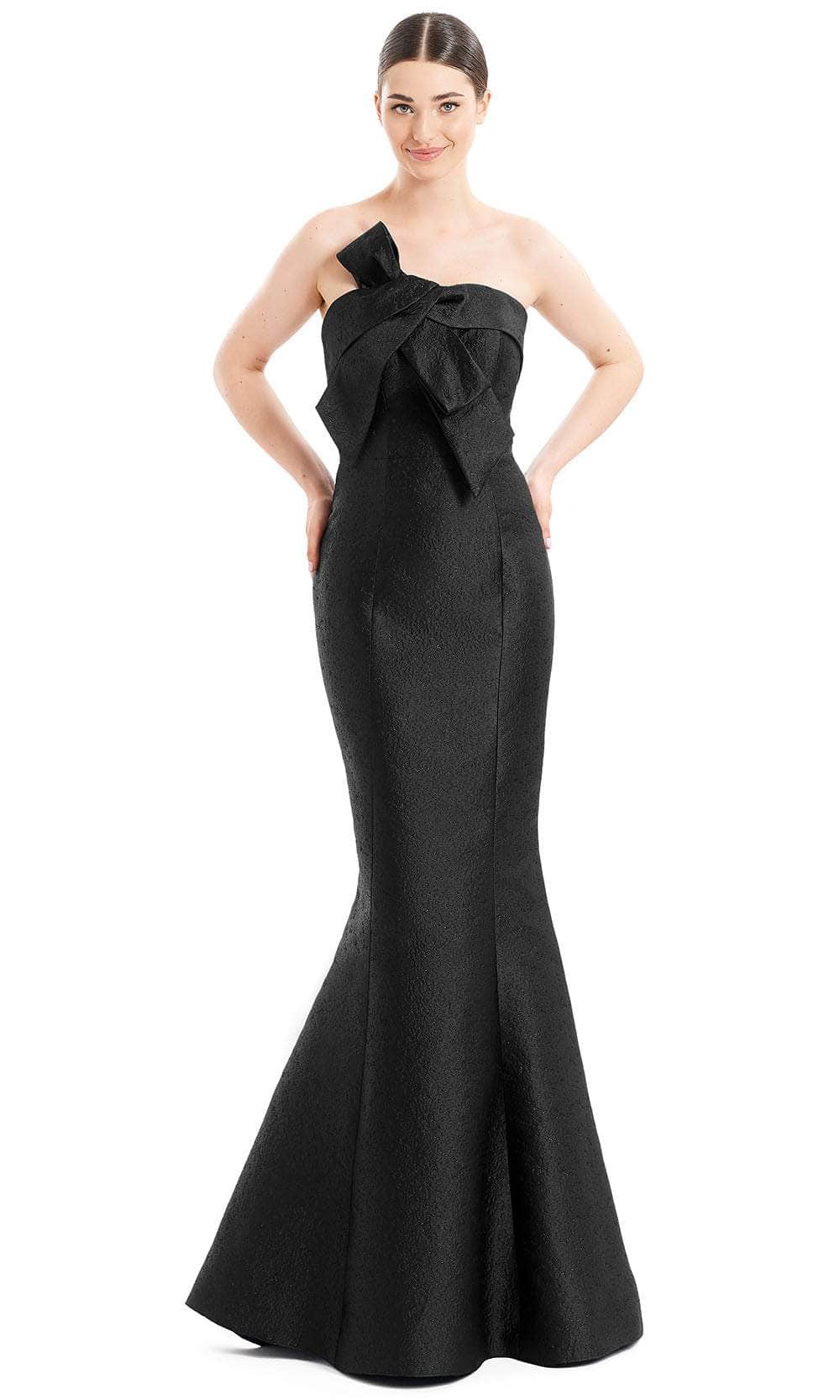 Alexander By Daymor 1677F22 - Bow Accent Mermaid Evening Gown Special Occasion Dress