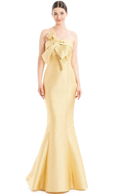 Alexander By Daymor 1677F22 - Bow Accent Mermaid Evening Gown Special Occasion Dress