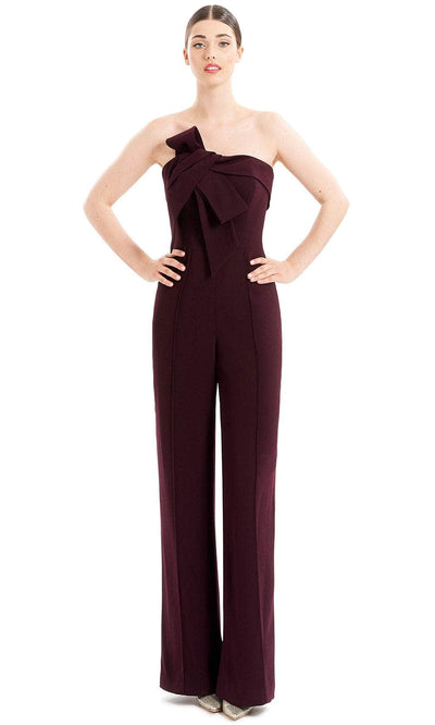 Alexander By Daymor 1678F22 - Strapless Bow Accent Formal Jumpsuit Special Occasion Dress