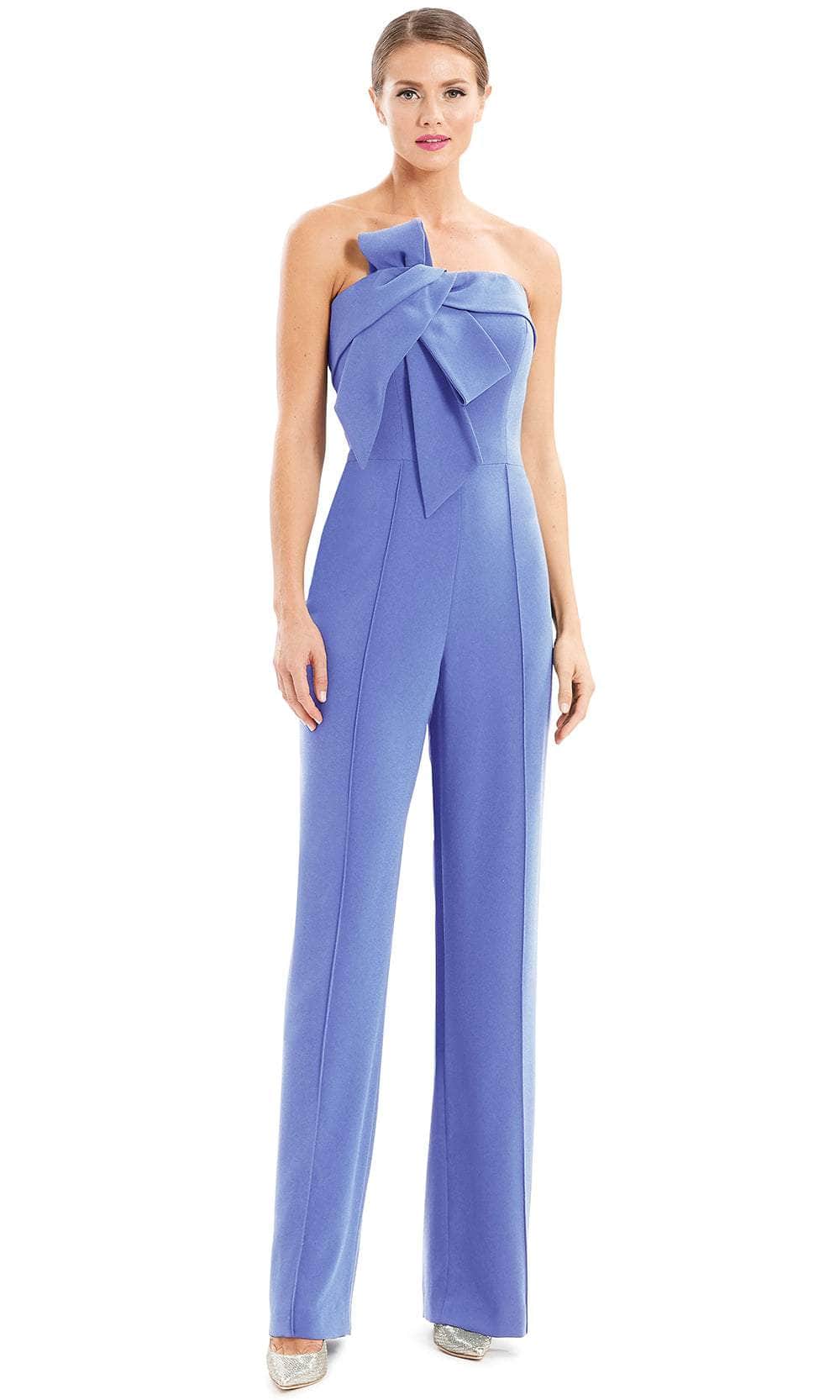 Alexander By Daymor 1678F22 - Strapless Bow Accent Formal Jumpsuit Special Occasion Dress