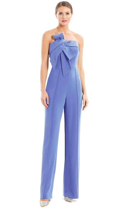Alexander By Daymor 1678F22 - Strapless Bow Accent Formal Jumpsuit Special Occasion Dress
