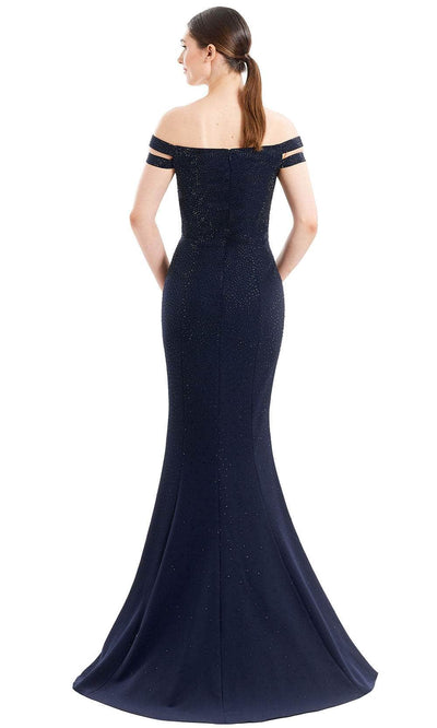 Alexander By Daymor 1679F22 - Off Shoulder Beaded Evening Gown Special Occasion Dress