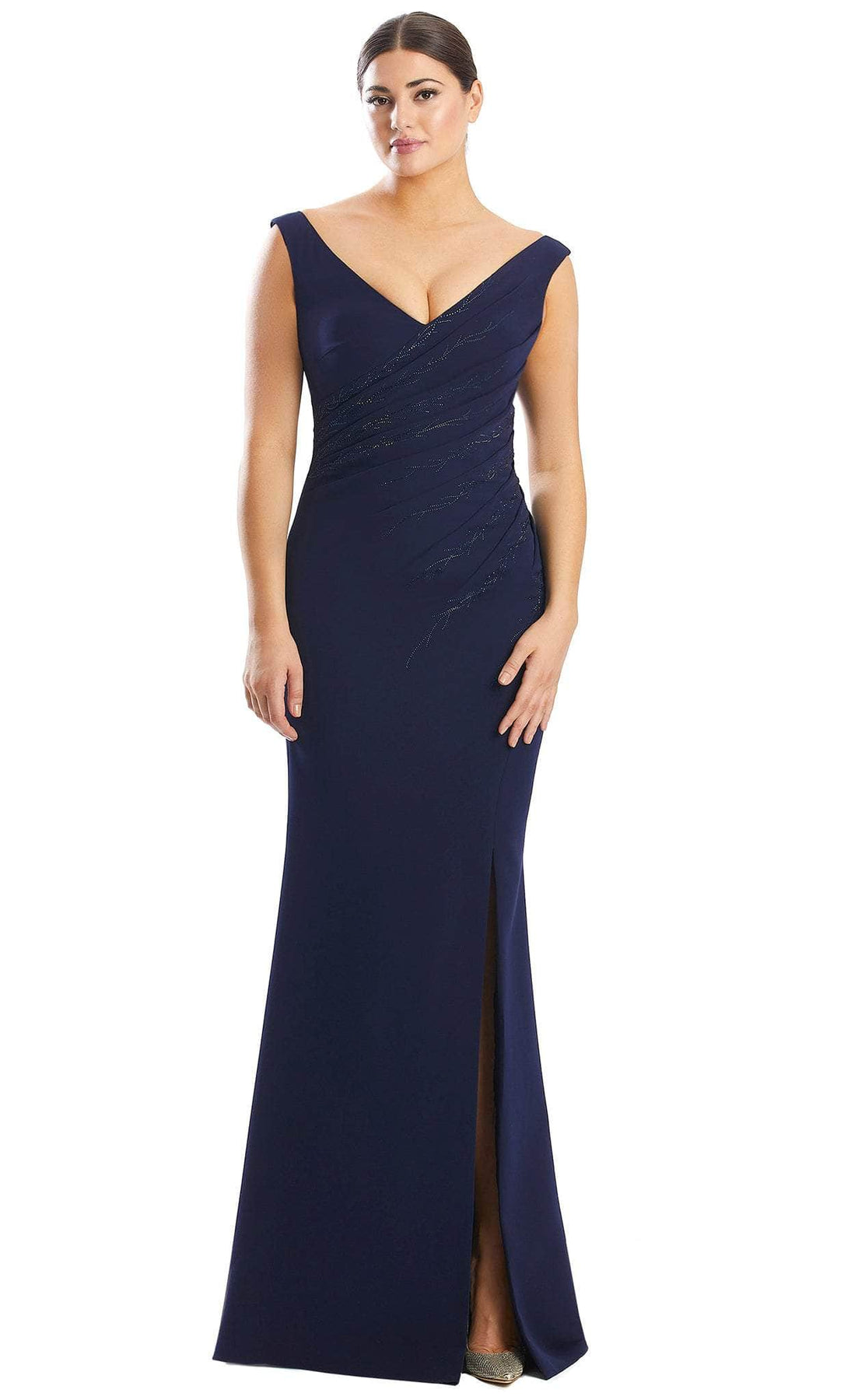 Alexander by Daymor 1757S23 - Mermaid Beaded Formal Dress Mother of the Bride Dresses