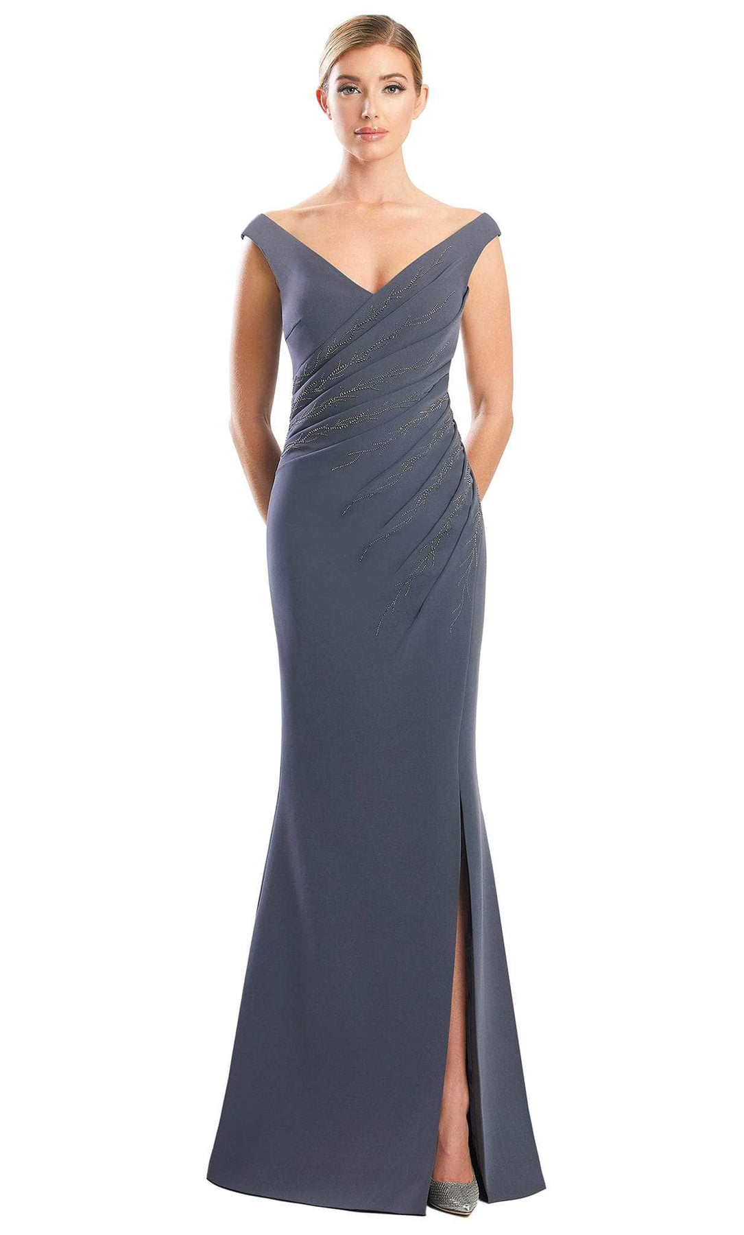 Alexander by Daymor 1757S23 - Mermaid Beaded Formal Dress Mother of the Bride Dresses